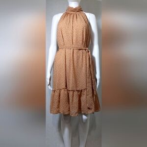 Just...Taylor Polka Dot Halter Dress